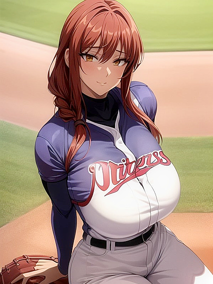 Obese Woman with Huge Breasts and Puffy Pink Nipples Stares Seductively at You in HentHentai AI Image