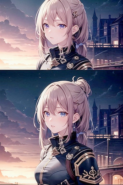 Fluffy-Tailed White-Haired Beauty Blushes Hard in Embarrassing Hentai AI Image