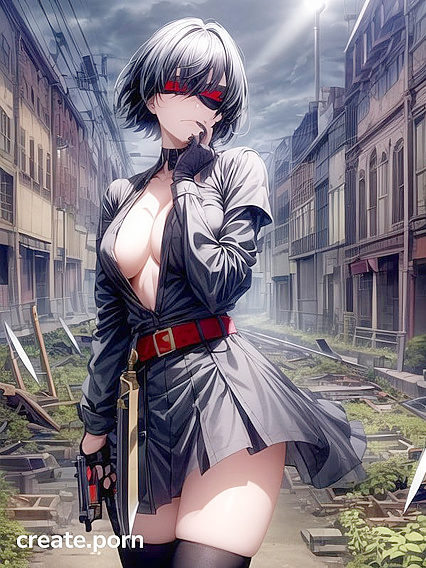 Girl 18+ in Sad World Lost in Absurdres Hentai Pleasure
