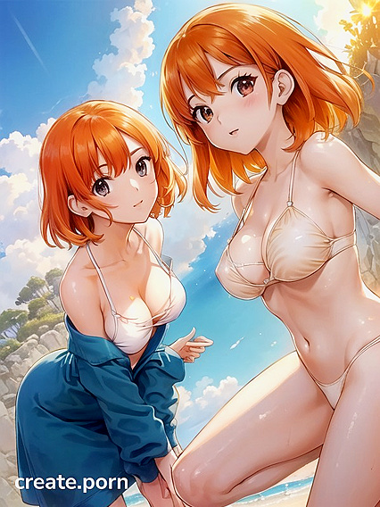 Nezuko Kamado and Mitsuri Kanroji Share Intense Pleasure in hentai IAImage