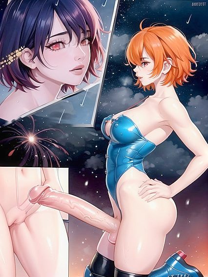 Mind-Blowing Oral Creampie Hentai AI Image with AI Porn Stars
