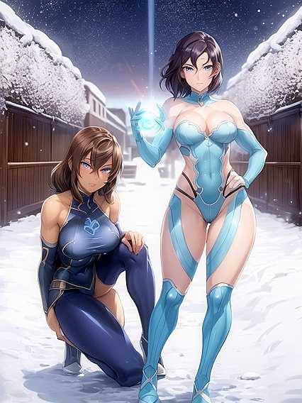 Korra from Avatar Bound in Seductive Hentai AI Image