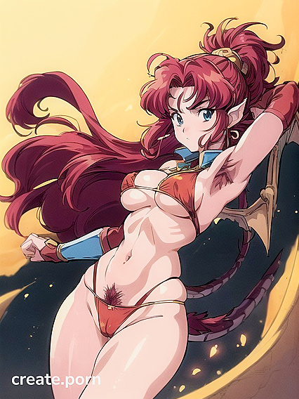 S Anime's Dragon-Winged Beauty Gets Ravished in a Hairy Hentai Fantasy