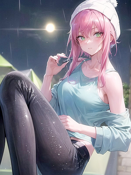 Freckled Beauty in Oversized Hoodie and Green Outfit Takes Hentai Pleasure to New Heights