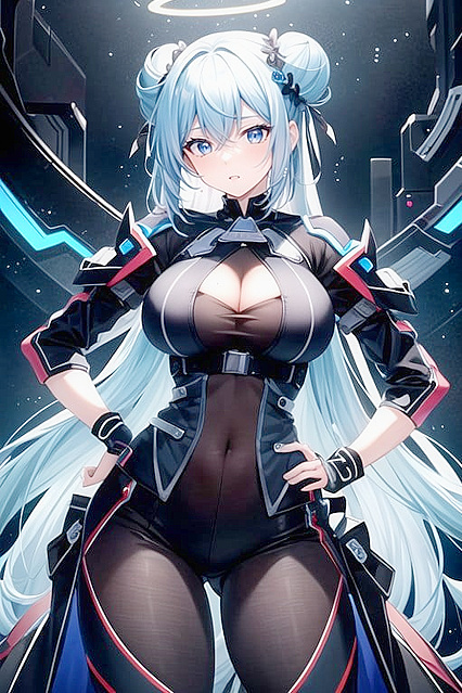 Freckled Girl 18+ in Green Clothes Wears Oversized Hoodie for Steamy Hentai AI Image