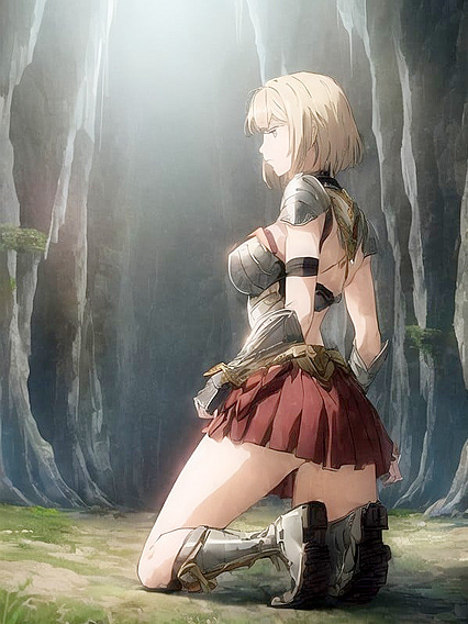 Sad Superhero in Skirt Finds Pleasure in hentai Adventures