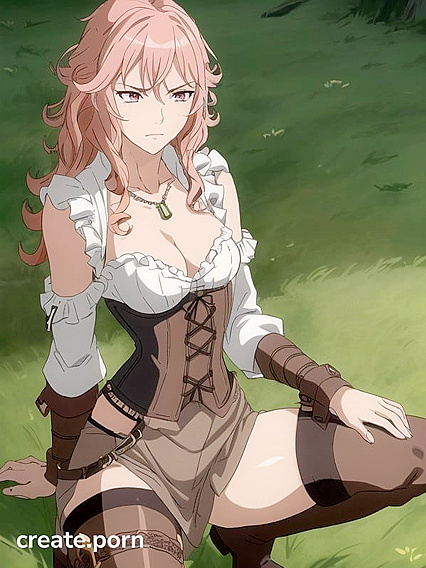 Steampunk Corset Goddess Unleashes Her Angry Desires in Steamy Hentai AI Image