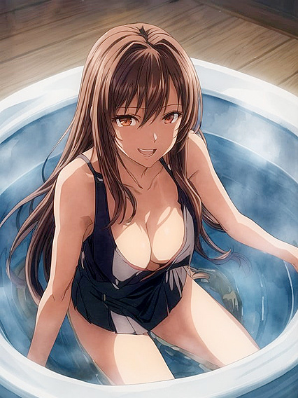 Tan-Line Tease - Mini Skirt Fun in Hentai AI Image