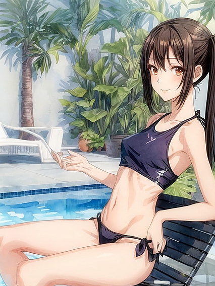 Pastel-Colored Yoga Session Turns into Small Breasted Hentai Pleasure