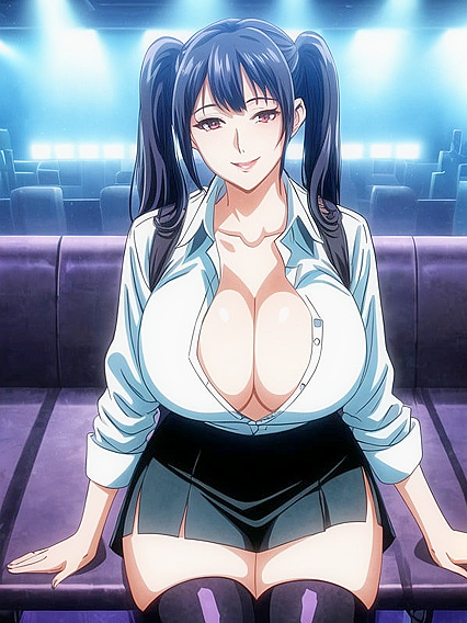 Unbuttoned Skirt Reveals Massive Ass in Mind-Blowing Hentai AI Image