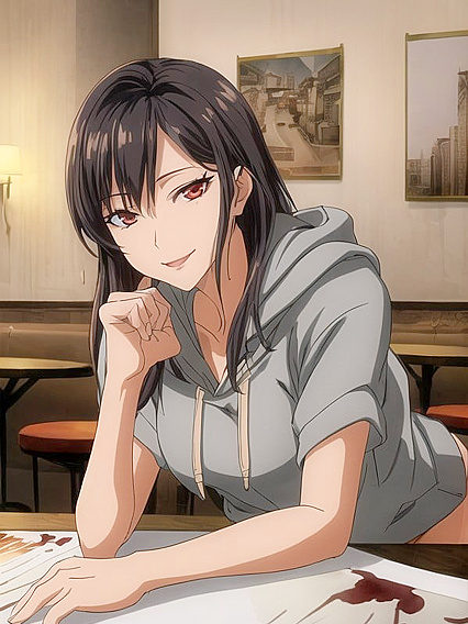Happy 18-Year-Old Model Exploring Her Desires in Seductive Hentai AI Image