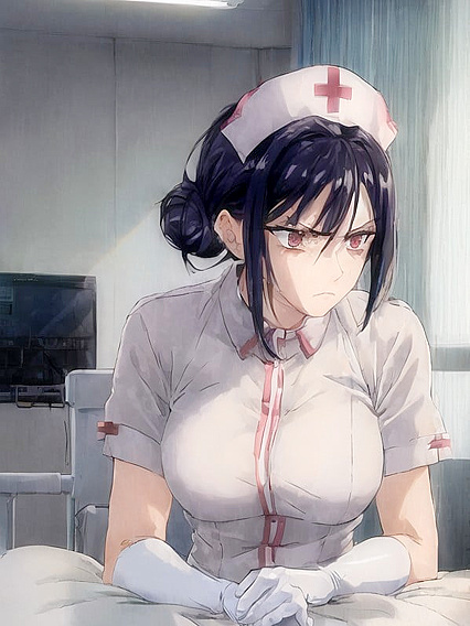 Furious Nurse in Latex Gloves Delivers Intense Hentai Pleasure