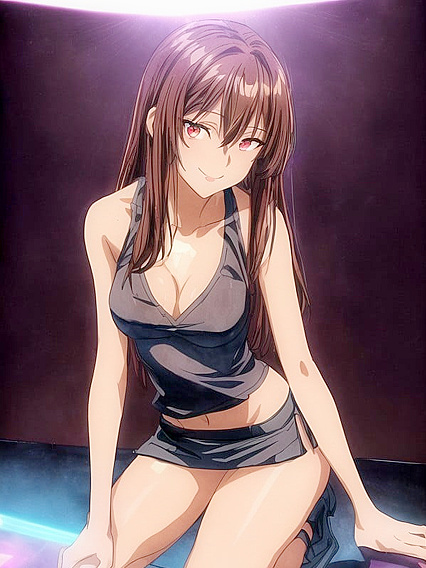 Partying Hard with Sultry Asses and Deep Cleavage in Steamy Hentai AI Image