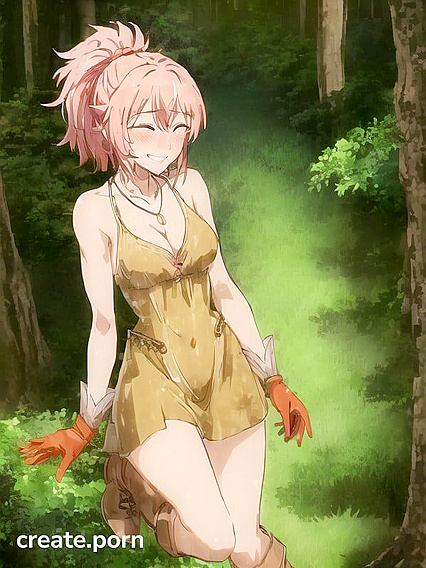 Rounded Ass in Boots and Nylon Gloves for Steamy Hentai AI Image