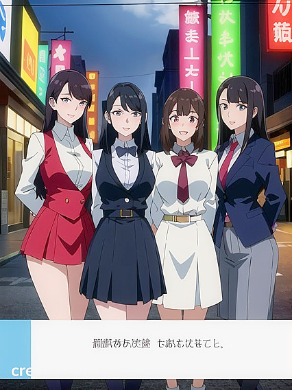 with Black Hair Takes the Streets in naughty Hentai Adventures