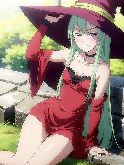 Halloween Night fantasies with Choked Pleasure in Laydown Hentai AI Image