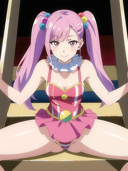 Happy Clown Spreads His Legs for Delightful Hentai Pleasure