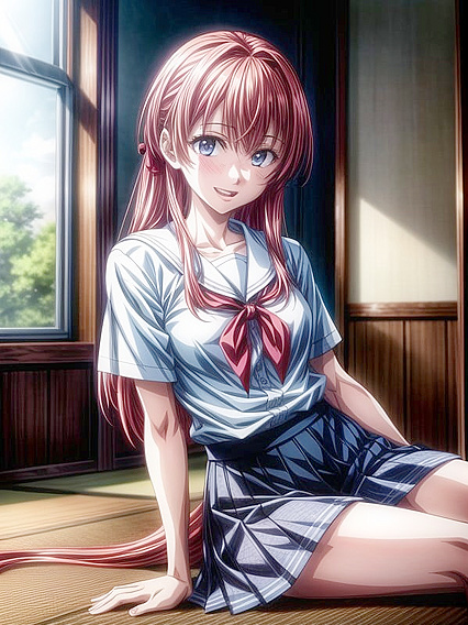 Skinny and Cute Hentai Girl 18+ Exploring Intense Pleasure in Detailed AI Porn