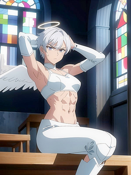 Intimate Church Encounters - Close-Up Facial Pleasure in Shorts-Length hentai
