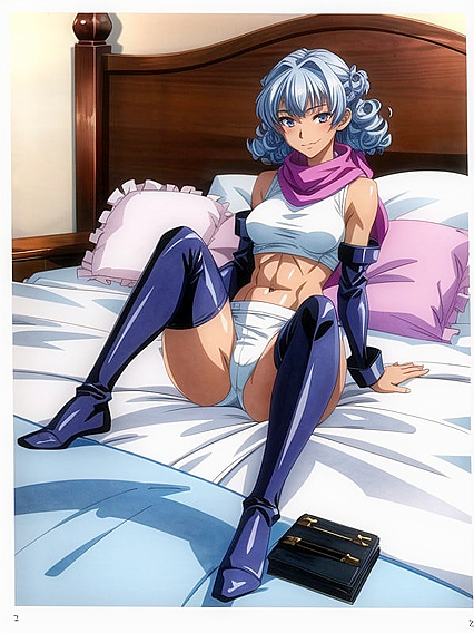 Medium-Assed Beauty with Perky Breasts in Pastel-Colored hentai Bliss