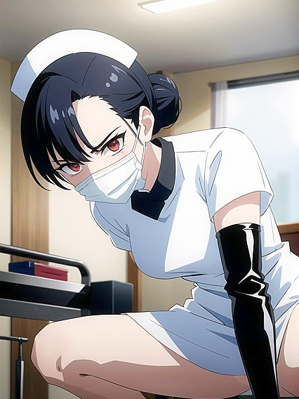 Angry Hentai AI Image with Facemasks and Spread Legs Orgasms