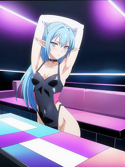 Rounded Ass and Small Breasts Embarrassed Hentai Pleasure