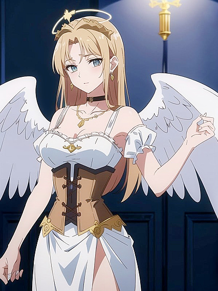 Steampunk Beauty in Necklace and Corset for Steamy Hentai Pleasure