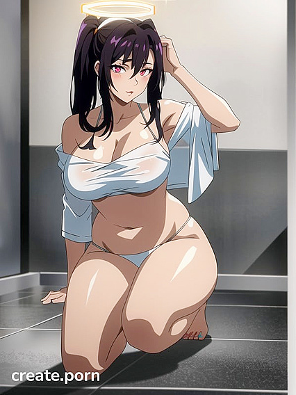 Horny Girl 18+ Crawls in Wet Clothes forSTEAMY Hentai Pleasure