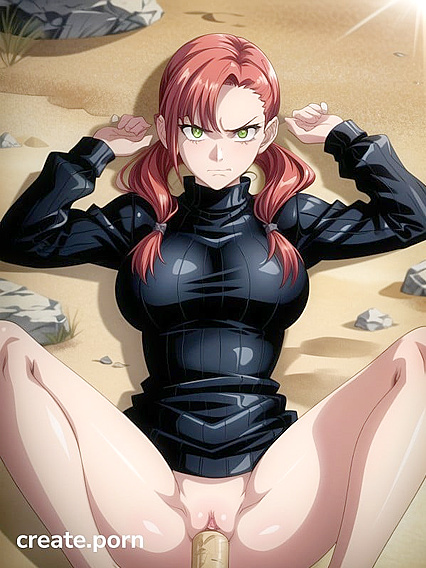 Massive Breasts in the Desert - Busty Bust Shots in Mesmerizing Hentai AI Image
