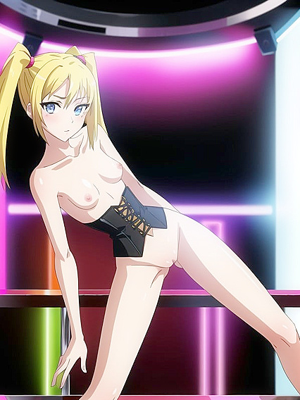 Skinny Girl 18+ Spreads Her Legs Wide in Naughty Hentai AI Image