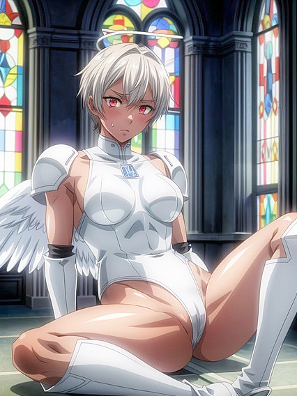Muscular Warrior in Armor Gloves Pounds Hard in Detailed Hentai AI Image