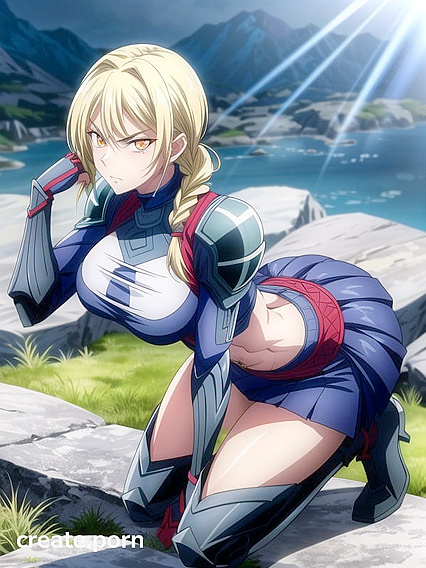 Glowing Eyes in the Mountains - A Captivating Hentai Screencap Experience