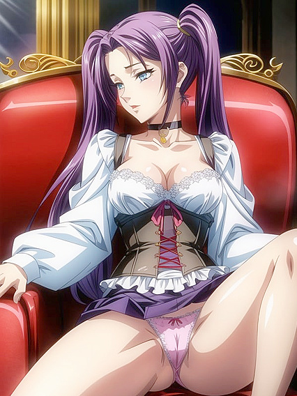 Seductive Stockings and Alluring Decollete inMind-Bending Hentai Pleasure
