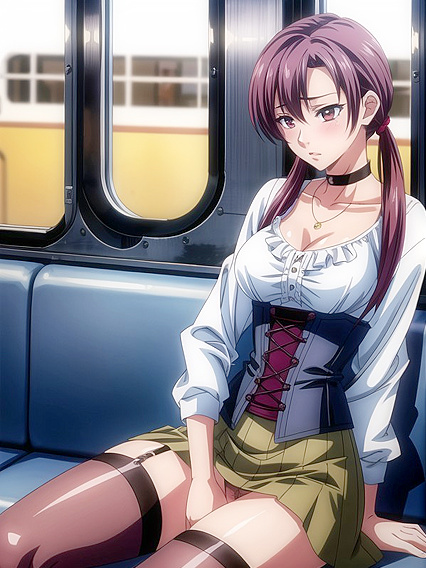 Choked and Trained in Stockings for Intense Hentai Pleasure