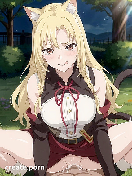 Blonde Duo Enjoying Intense Cumshots in Seductive Hentai AI Image