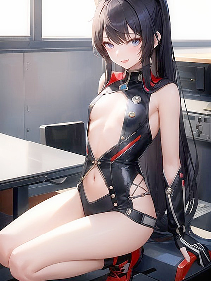 Skinny Cutie Takes Off in Space-Themed Hentai Adventure
