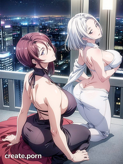 Nighttime Pleasures with Thick Curves in Hot Hentai AI Image