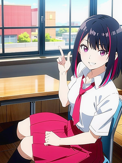 in Fit Uniform Gets naughty in Steamy School Hentai AI Image