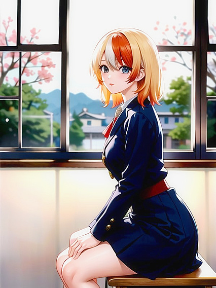 in Manga Uniform Teases Teacher for Naughty Classroom hentai Fun