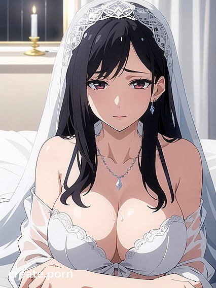 Natural Breasts Glow Under Moonlight in Late-Night Hentai Seduction
