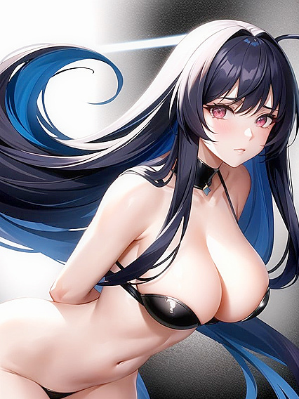 Glowing-Eyed Beauty in Mesmerizing Wallpaper Cena for Intense Hentai Pleasure