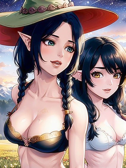Fit Beauty Shows Off Her Assets While Dancing in Busty Hentai AI Image