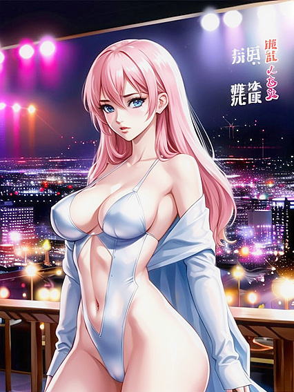 Skinny 18-Year-Old Gets Naked in Seductive Hentai AI Image