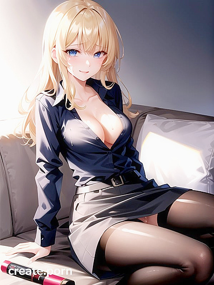 Skinny Teacher with Pale Skin Seduces Students in naughty Hentai AI Image