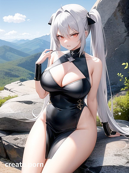 Large-Assed Beauty with Huge Breasts Enjoys Steamy Night of Hentai Pleasure