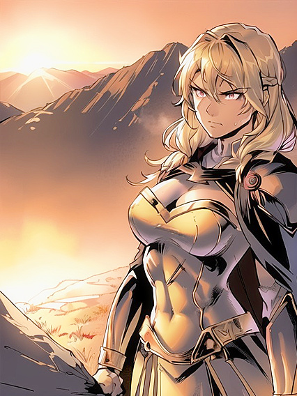 Viking Warrior in Tunic Shows Off His Rounded Ass in Steamy Hentai AI Image