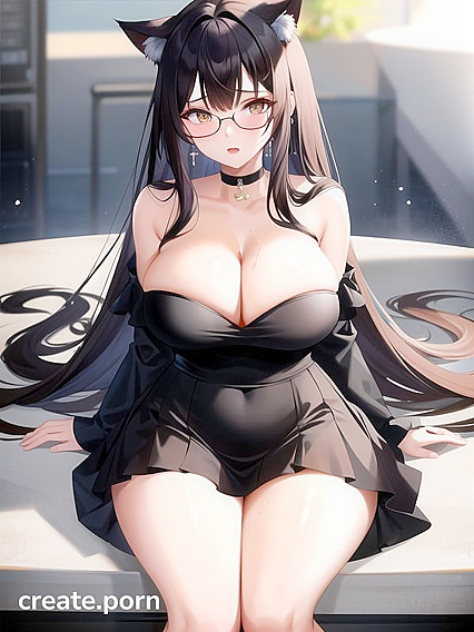 Topless Wallpaper Fantasy - Intense Hentai Masturbation Image