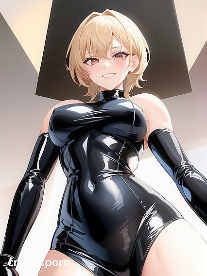 Blonde Mistress with Light Brown Skin Dominates in Seductive Hentai AI Image