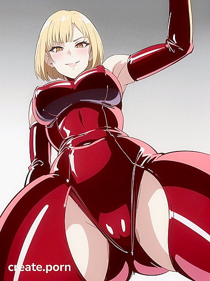 Muscular Stud with Perfectly Perky Breasts in Sensual Hentai AI Image