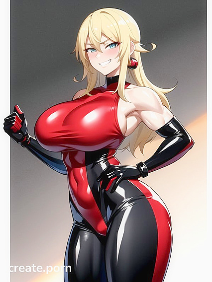 Mistress with Natural Breasts Teases in Mischievous Hentai AI Image